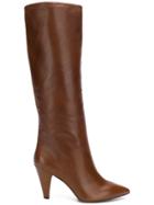 The Seller Pointed Toe Boots - Brown