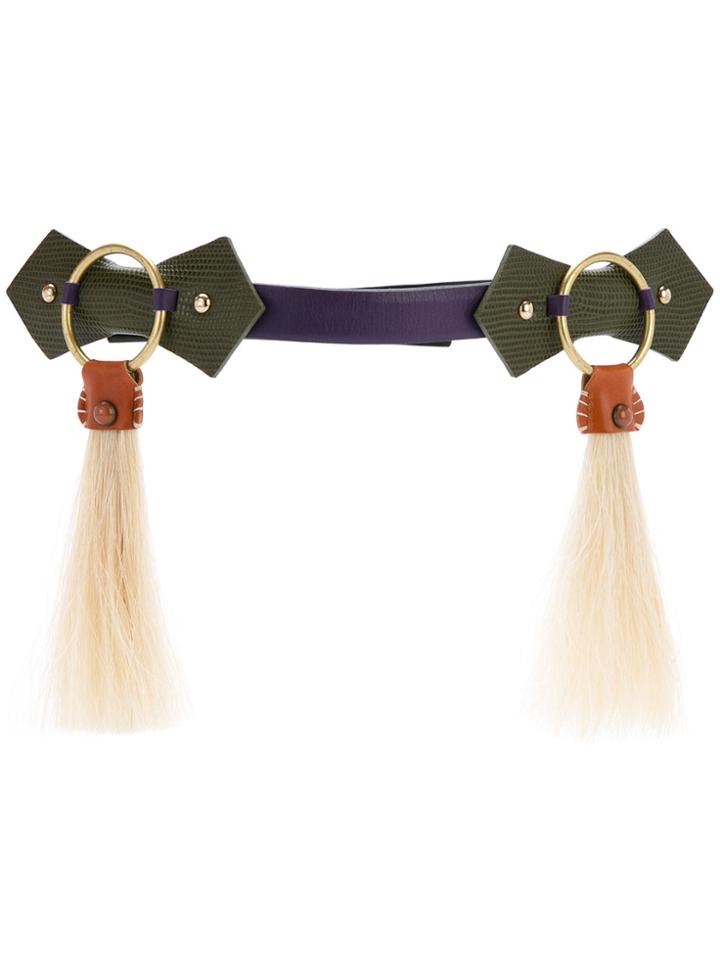 Cityshop Hair Detail Belt - Pink & Purple