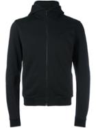 Z Zegna Zipped Hoodie, Men's, Size: Xxl, Black, Cotton