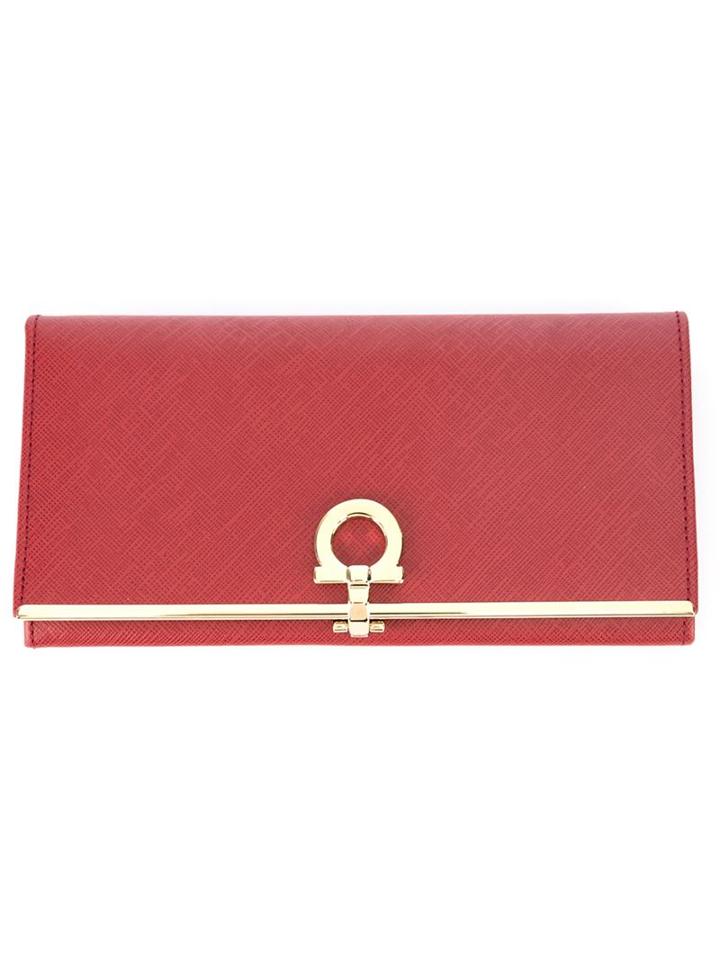 Salvatore Ferragamo Gancio Flip Lock Wallet