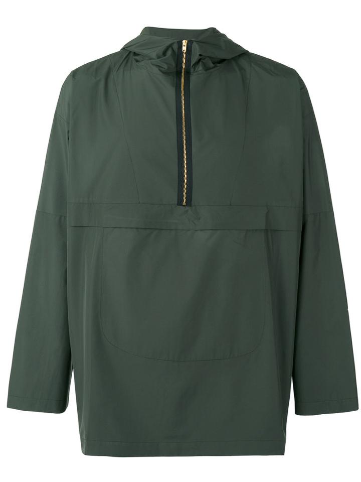 Oliver Spencer - Half Zip Cagoule Jacket - Men - Polyester - M, Green, Polyester