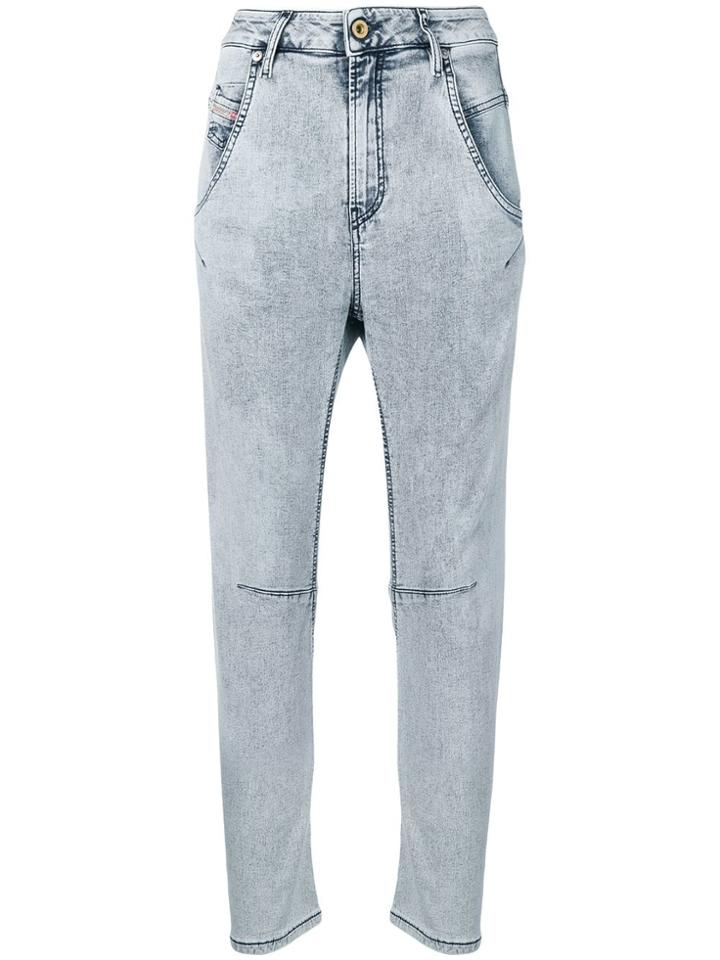 Diesel Cropped Fayza Jeans - Blue