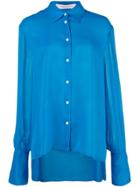 Carolina Herrera Ruffled Shirt - Blue