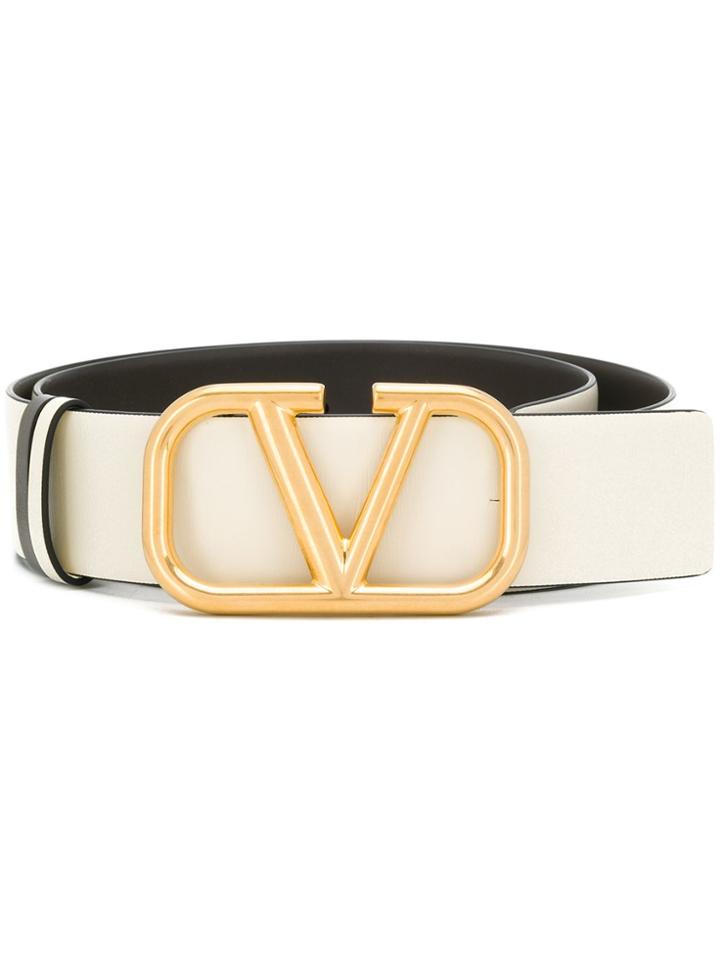 Valentino Valentino Garavani Vring Belt - White