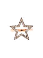 Rosa De La Cruz Diamond Star Ring - Pink & Purple