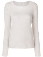 Majestic Filatures Round Neck Jumper - Nude & Neutrals