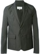 Maison Margiela Military Style Blazer, Men's, Size: 50, Grey, Cotton
