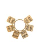 Jean Paul Gaultier Pre-owned Army Tags Bracelet - Gold