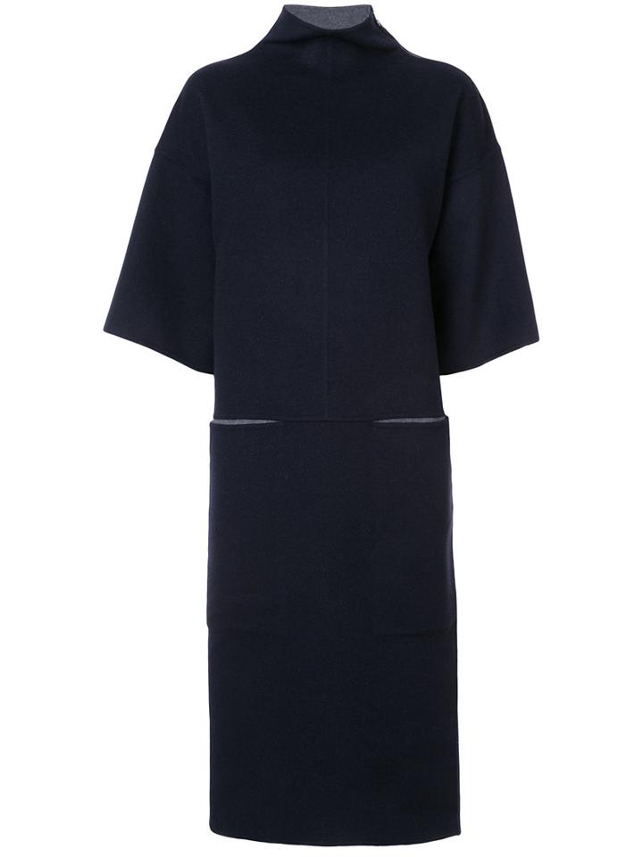 Maison Margiela - Oversized Dress - Women - Cashmere - 38, Blue, Cashmere
