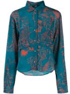 Diesel Embroidered Fitted Shirt - Blue
