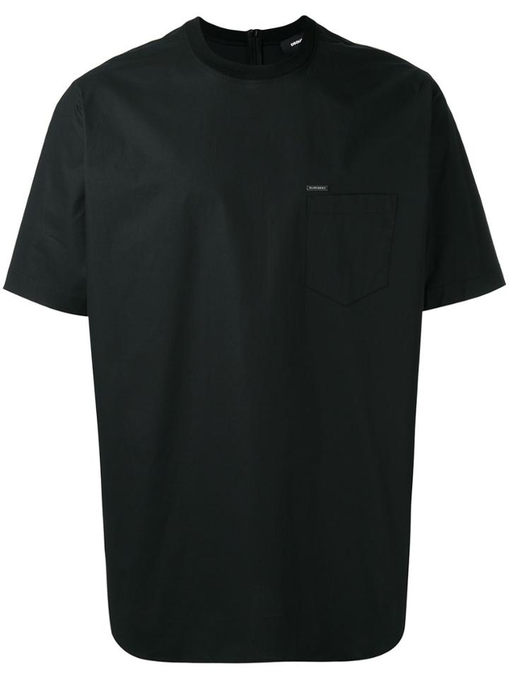 Dsquared2 Zipped Back Pocket T-shirt - Black