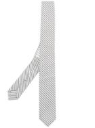 Thom Browne Striped Tie - Grey