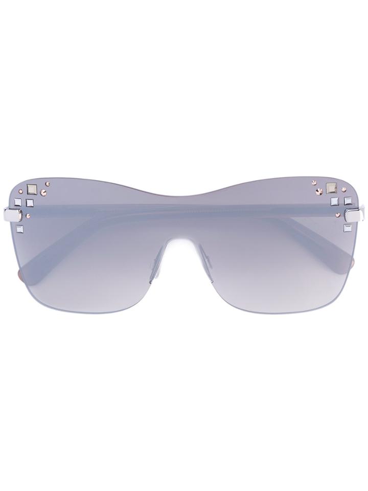 Jimmy Choo Eyewear 'mask' Sunglasses - Nude & Neutrals