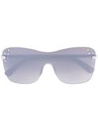 Jimmy Choo Eyewear 'mask' Sunglasses - Nude & Neutrals