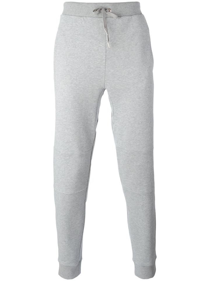 The White Briefs Track Trousers, Men's, Size: Large, Grey, Organic Cotton