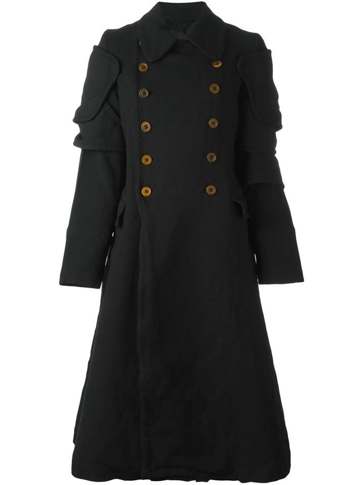 Comme Des Garçons Sleeve Appliqué Military Coat