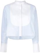 Alexander Wang Boxy Fit Shirt, Women's, Size: 4, Blue, Cotton