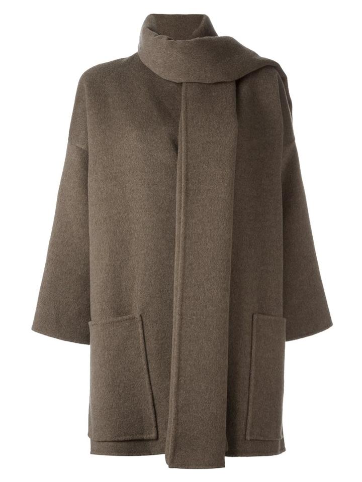 Dusan Scarf Collar Coat
