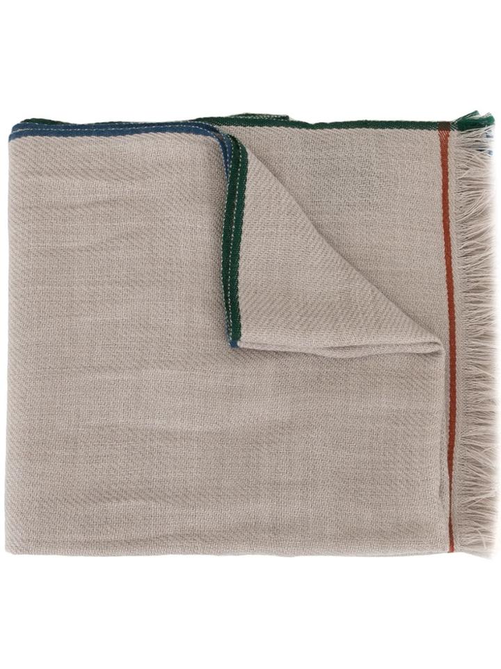 Loro Piana Four In Hand Cashmere Scarf - Grey
