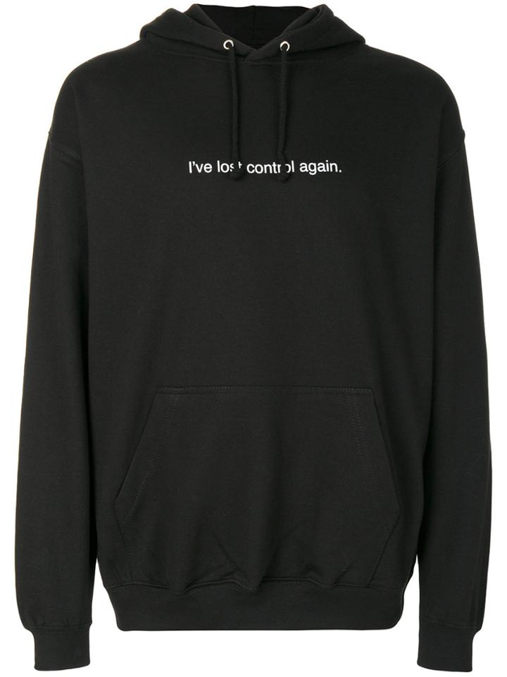 F.a.m.t. Text Print Hoodie - Black
