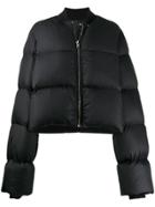 Rick Owens Cropped Puffer Jacket - Black