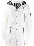 Raeburn Quilted Parka Coat - White
