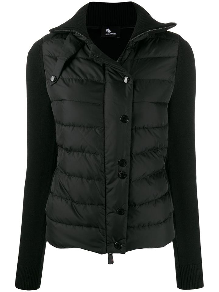 Moncler Grenoble Padded Fitted Jacket - Black