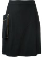 Walter Van Beirendonck Vintage Detachable Pocket Skirt, Women's, Size: Large, Black