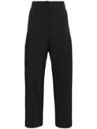 Jacquemus Wool Le Pantalon Droit Trousers - Black