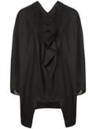 The Celect Poncho Blouse - Black