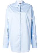 Calvin Klein 205w39nyc Plain Button Shirt - Blue