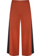 Andrea Marques High Waist Panel Cropped Trousers