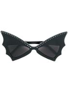 Saint Laurent Eyewear Jerry Bat Sunglasses - Black