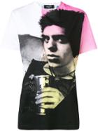 Dsquared2 Lamé Punk Print T-shirt - Yellow