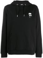 Karl Lagerfeld Karl Logo Hoodie - Black