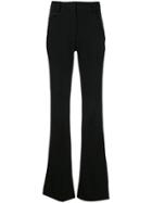 Derek Lam High-waisted Flare Pant With Topstitch Detail - Black