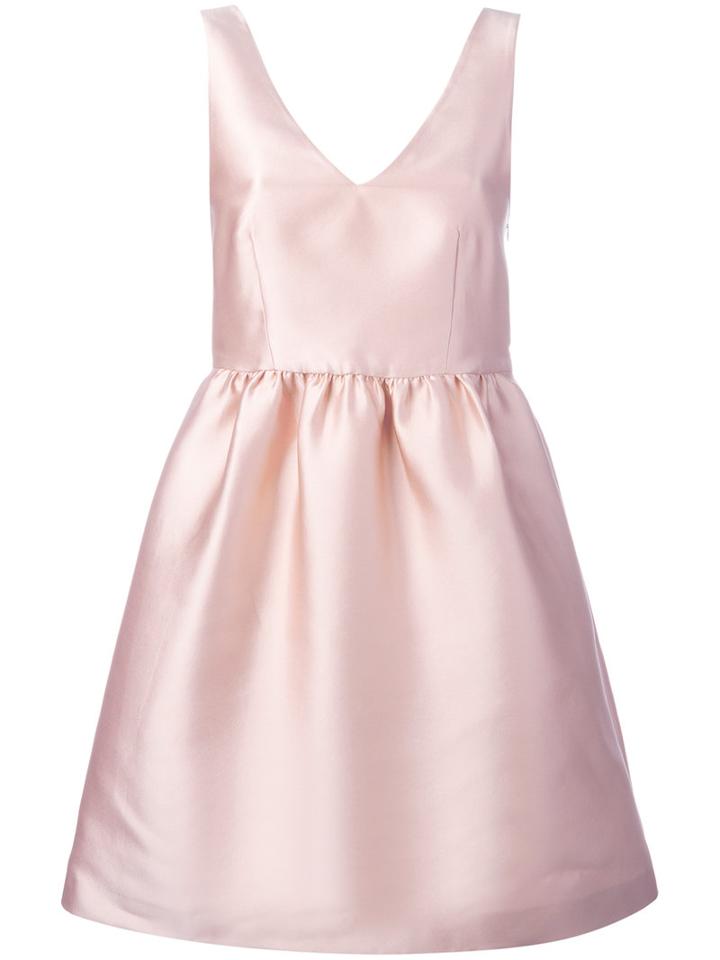 P.a.r.o.s.h. Flared Sleeveless Dress, Women's, Size: Medium, Pink/purple, Polyester/silk/acetate/viscose