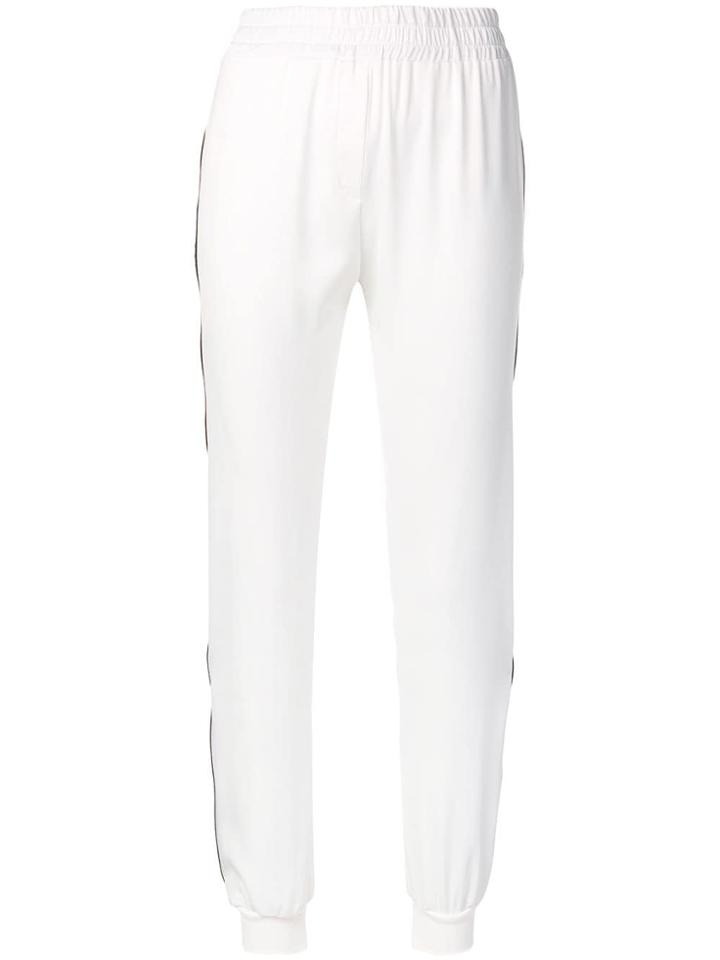 Philipp Plein Side Logo Stripe Track Pants - White