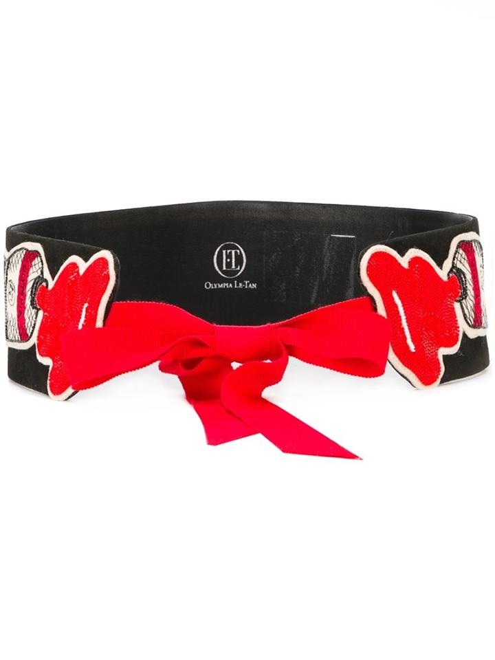 Olympia Le-tan Lace-up Belt