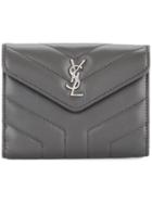 Saint Laurent Lou Lou Wallet - Grey