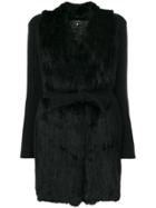 Twin-set Belted Cardi-coat - Black