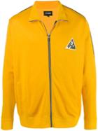 Les Hommes Logo Patch Bomber Jacket - Yellow