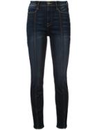 Frame Denim Le High Felt-split Jeans - Blue
