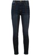 Frame Denim Le High Felt-split Jeans - Blue