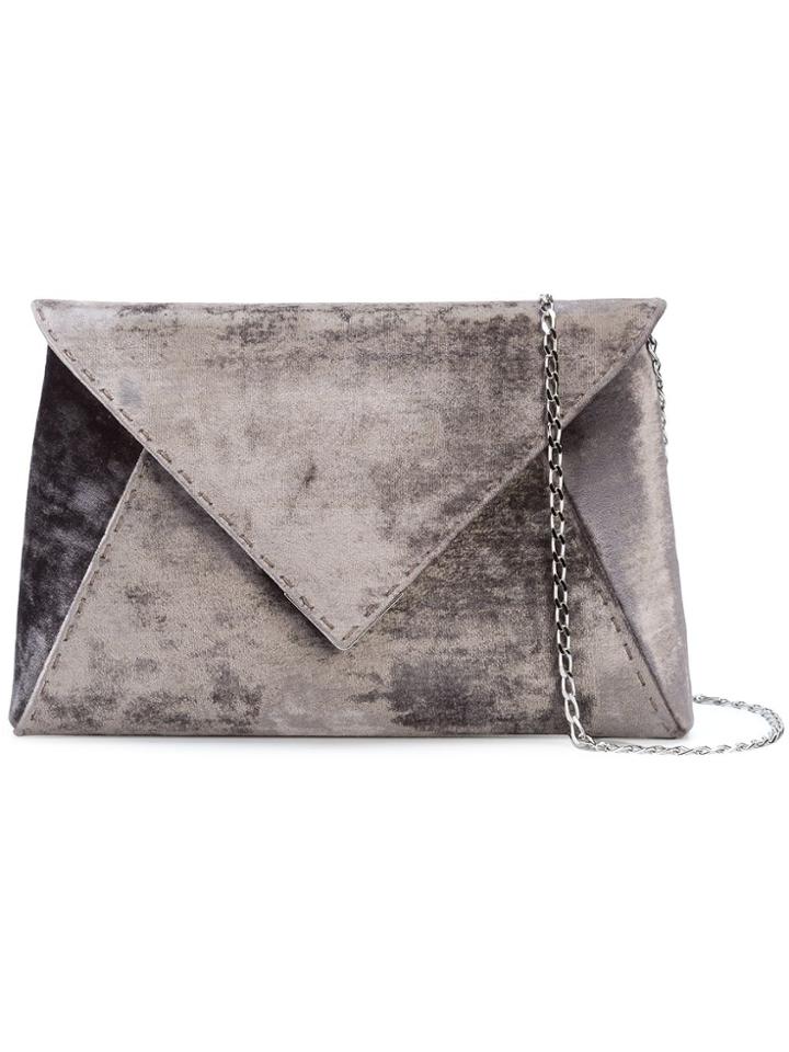Tyler Ellis Lee Pouchet Large Clutch - Grey
