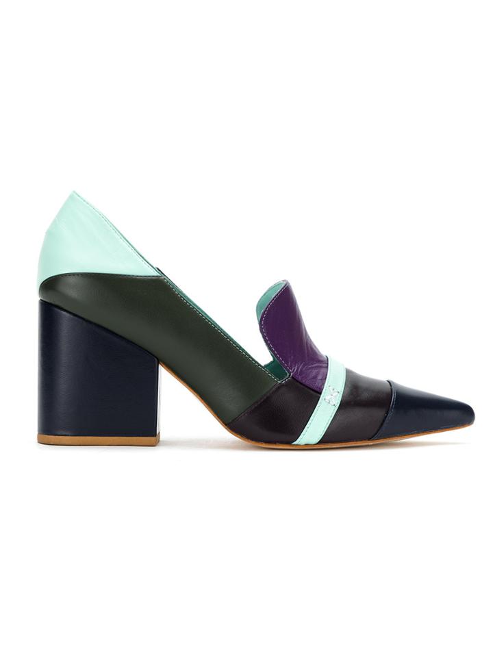 Sarah Chofakian Colour Block Pumps - Multicolour
