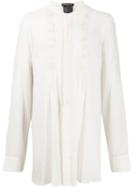 Ann Demeulemeester Pleated Long-sleeve Shirt - Neutrals