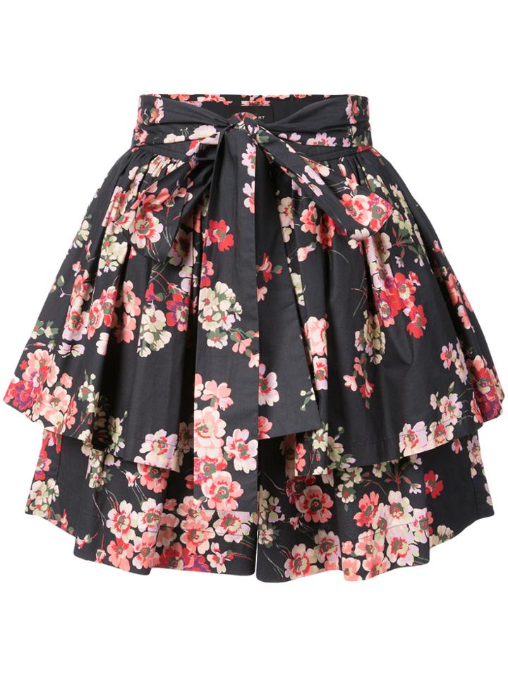 Jill Stuart Tasha Layered Shorts - Black