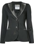 Moschino - Printed Blazer Effect Jacket - Women - Cotton/rayon/other Fibers - 42, Black, Cotton/rayon/other Fibers