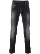 Armani Jeans Stonewashed Skinny Jeans, Men's, Size: 33, Grey, Cotton/spandex/elastane